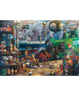 Red 6000 Piece Puzzle - Train Station
