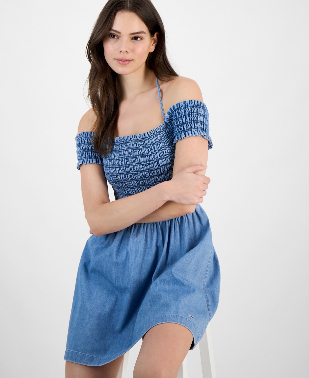 Tommy Jeans Dresses In Denim Medium