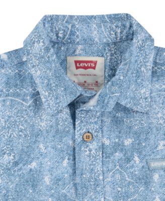 Big Boys Bandana Woven Shirt