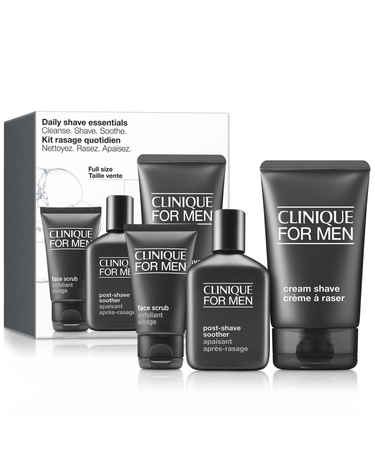 Clinique 3-pc. Daily Shave Essentials Men's Skincare Set In No Color
