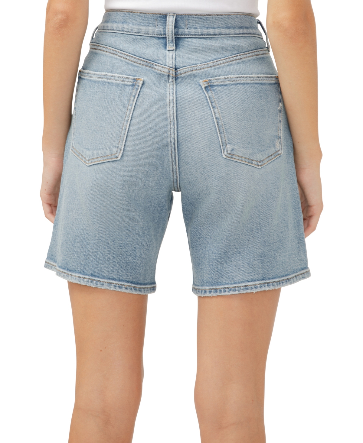SILVER JEANS CO. WOMEN'S HIGH RISE LONG SHORTS 