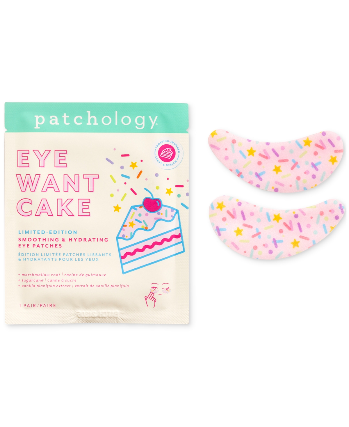 Eye Want Cake Limited-Edition Smoothing & Hydrating Eye Patches, Single