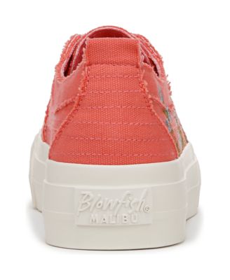 Women's Sadie-Sun Embroidered Lace Up Platform Sneakers