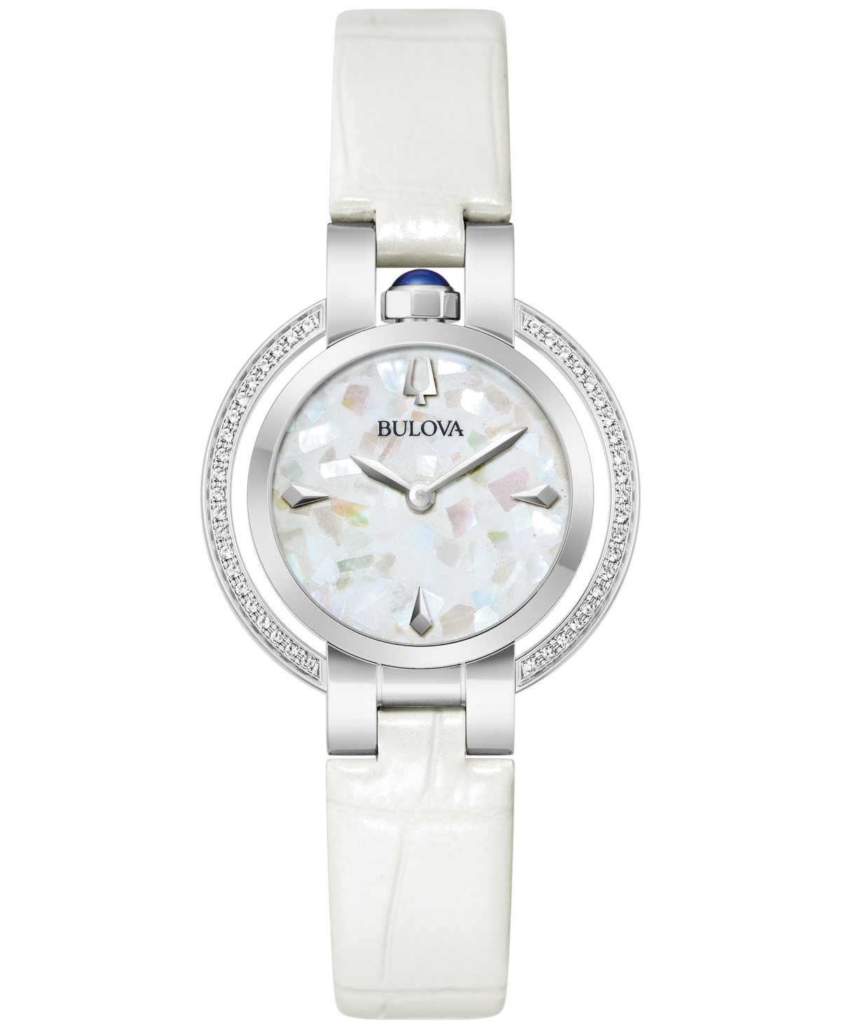 150th Anniversary Women's Rubaiyat White Leather Strap Watch 31mm - White