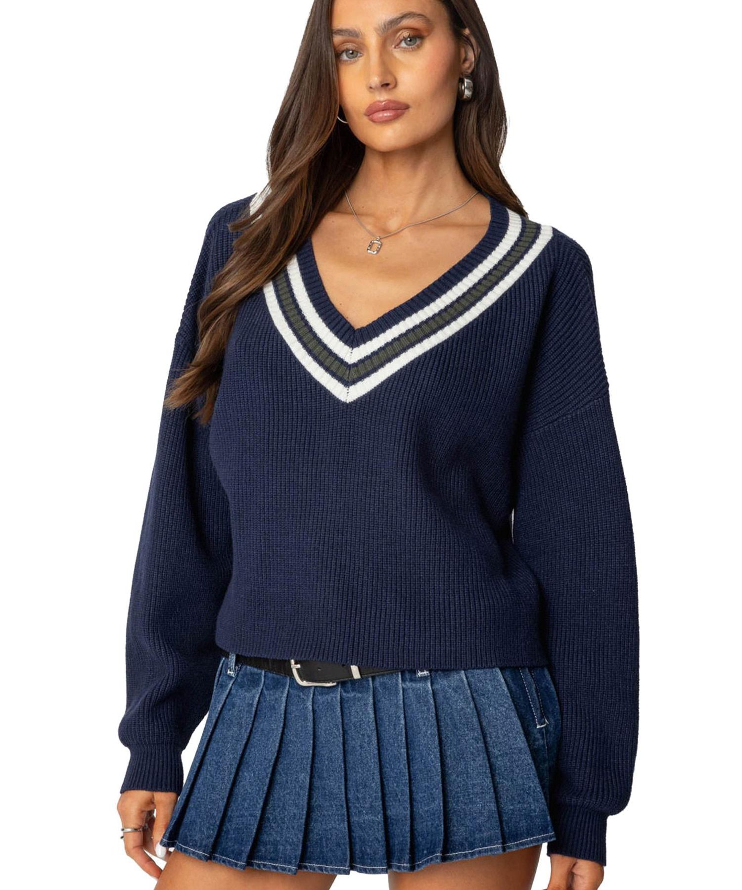 Women's Lauryl V Neck Sweater