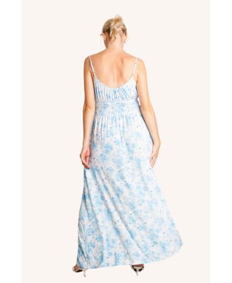 Maternity Capri Nursing Maxi Dress