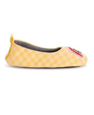 Women's Travel Ballerina Slipper with Patch
