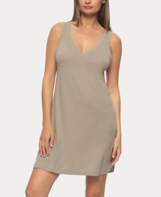Women's Lauren Linen Jersey V-Neck Chemise