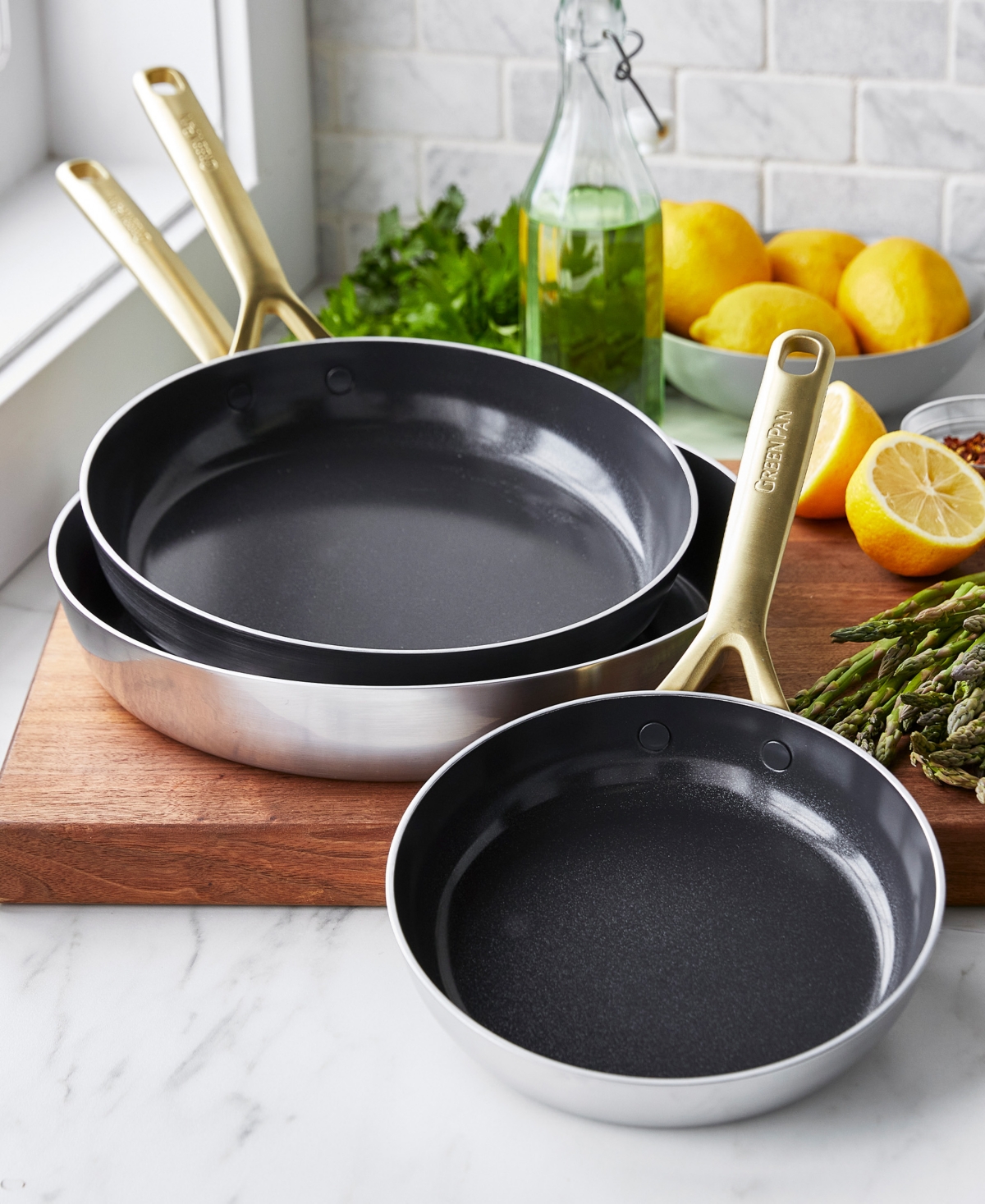 Greenpan Gp5 Stainless Steel 13-piece Cookware Set In Metallic