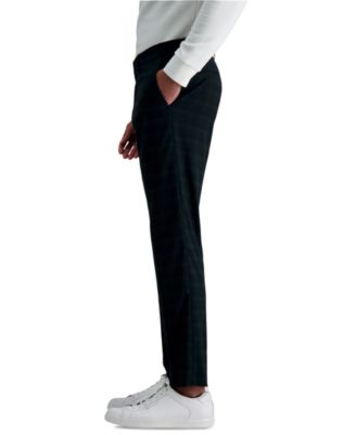 Men's Slim-Fit Stretch Check Dress Pants