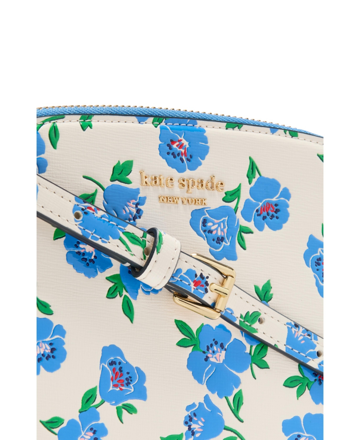 KATE SPADE DEVIN SPRINGTIME DOUBLE ZIP DOME CROSSBODY HANDBAG 