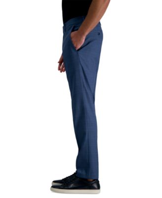 Men's Slim-Fit Stretch Check Dress Pants