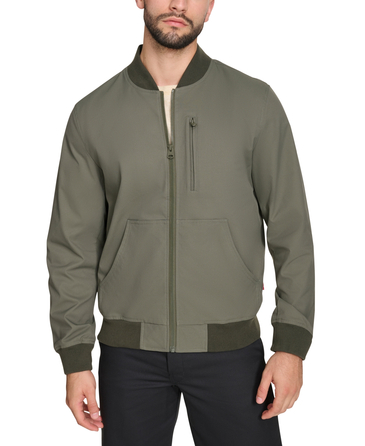 Levi's Men's Military Bomber Jacket In Thyme