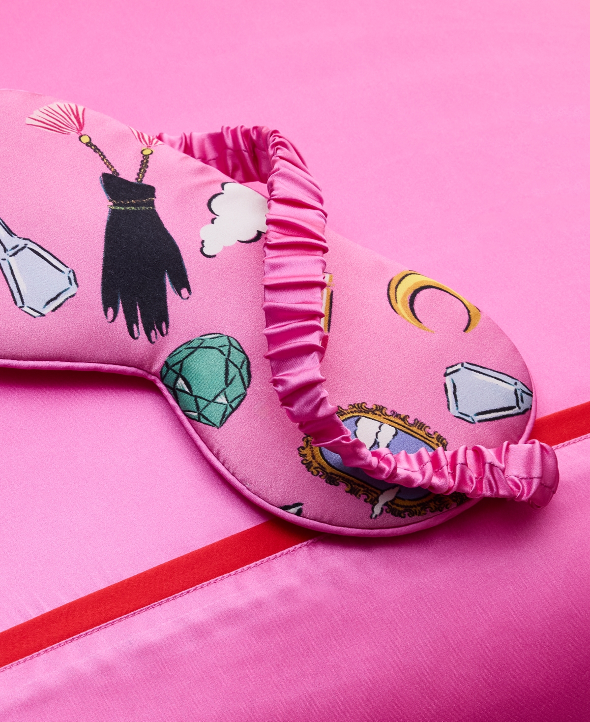 Macy's Flower Show Pillowcase And Eye Mask Sleep Set, Exclusively At  In Pink,surreal Beauty