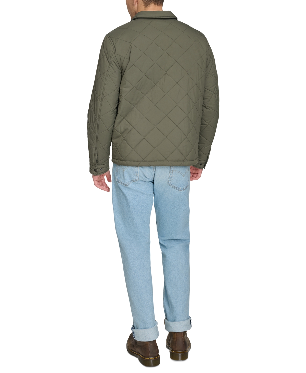 Levi's Men's Quilted Depot Jacket In Green