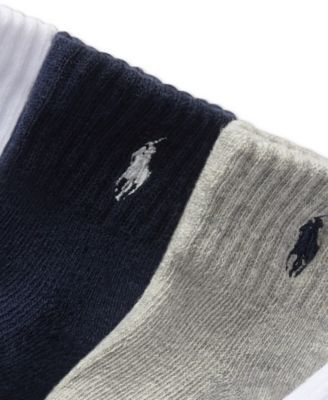 Baby Boy Sport Quarter Socks, 6 Pack
