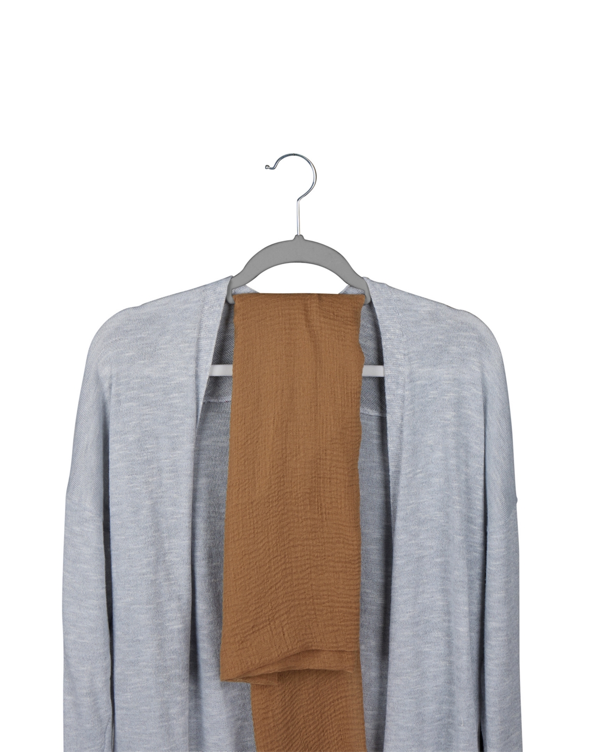 Isaac Mizrahi Velvet Hangers, Pack Of 60 In Gray