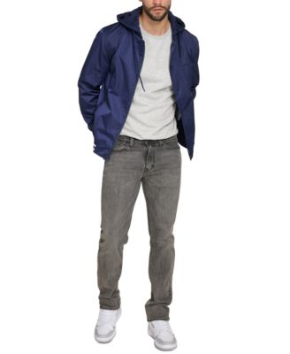 Men's Jersey Hood Varsity Bomber Jacket