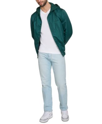 Men's Jersey Hood Varsity Bomber Jacket