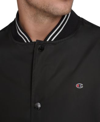 Men's Varsity Stripe Bomber Jacket