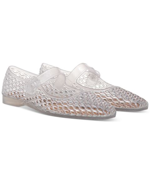 Женские резиновые балетки Sam Edelman Michaela Mary Jane, цвет: Прозрачный