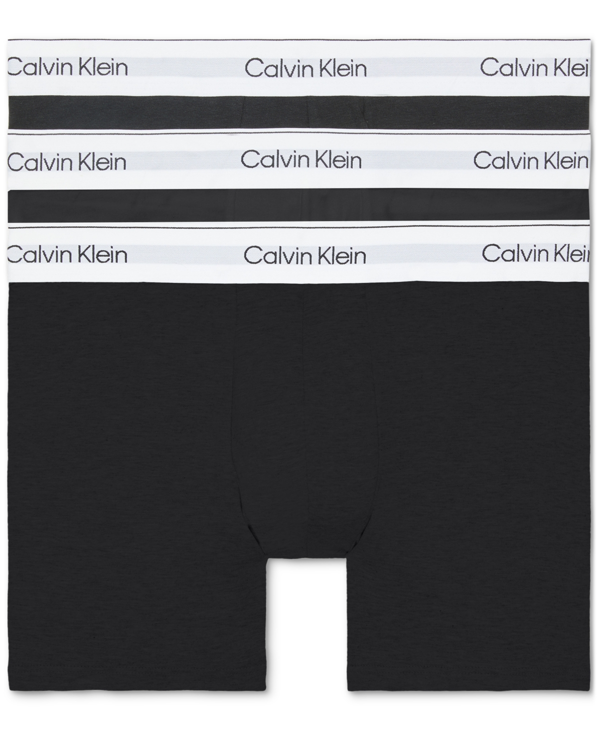 Calvin Klein Men's 3-pk. Icon Stretch Boxer Briefs In Black