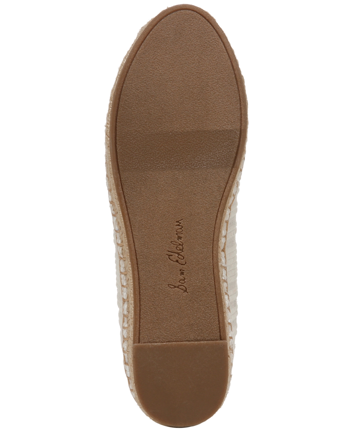 Shop Sam Edelman Women's Kathleen Espadrille Flats In White Natural Canvas