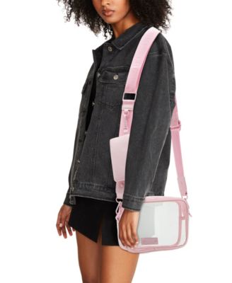 Ryann Clear Vinyl Camera Crossbody Bag
