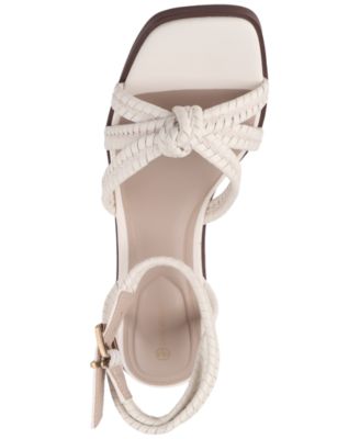 Women's Renaee Block Heel Woven Strappy Dress Sandals, Created for Macy's