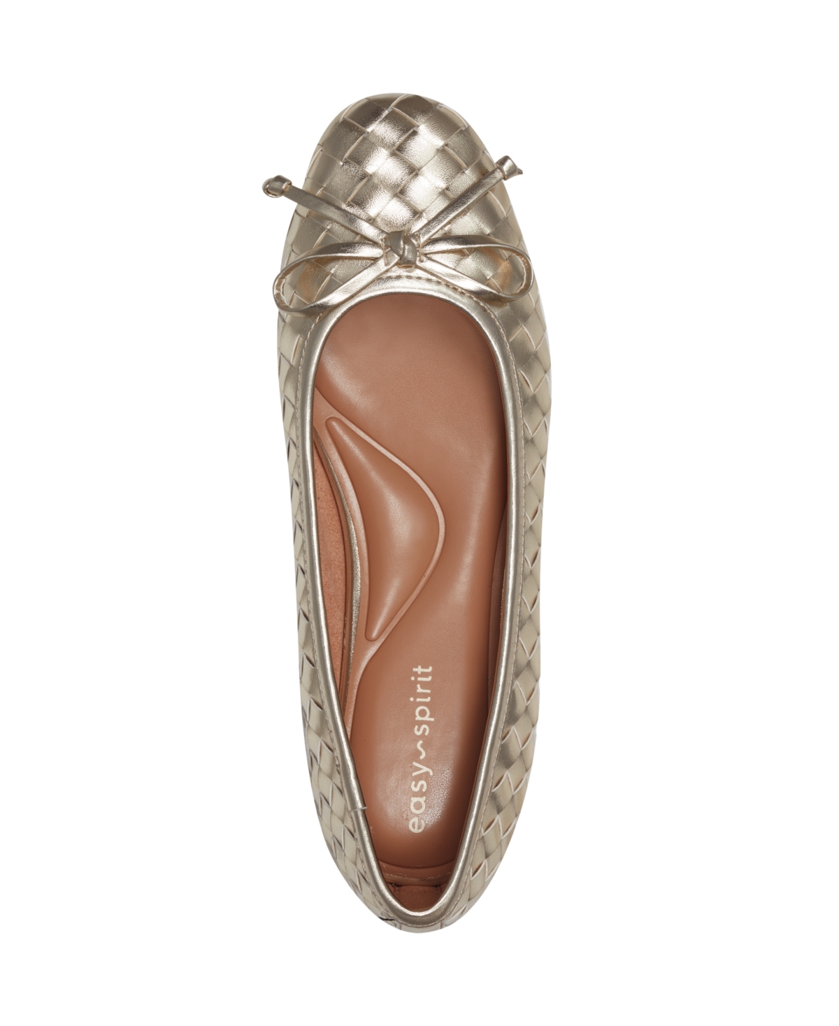 EASY SPIRIT WOMEN'S DAYANNA WOVEN SLIP-ON BALLET FLATS 