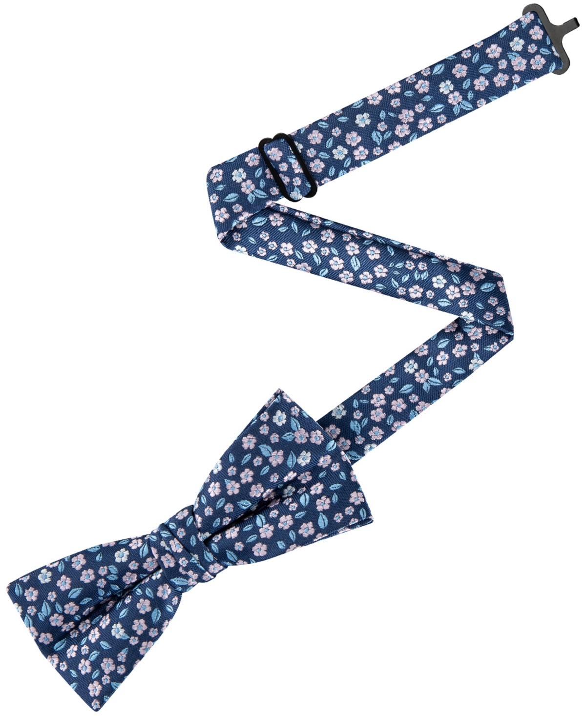 Tommy Hilfiger Big Boys Pre-tied Botanical Bow Tie In Navy,pink
