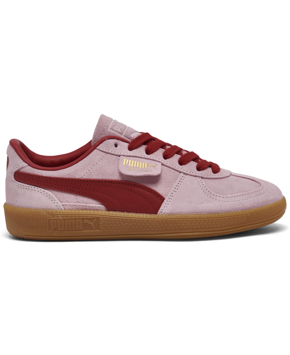 Shop Puma Women's Palermo Casual Sneakers From Finish Line In Pink