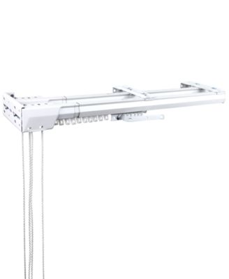 Rod Desyne - Heavy-Duty One Way Cord Left Double Traverse Rod 84" - 156''