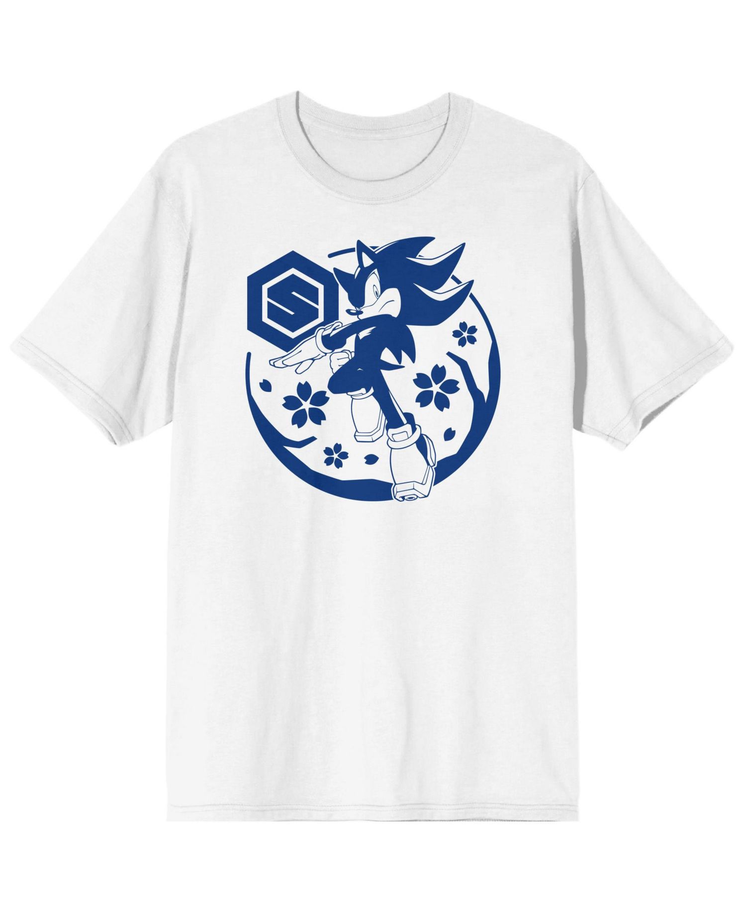 Men's Modern Character White Graphic Tee - M