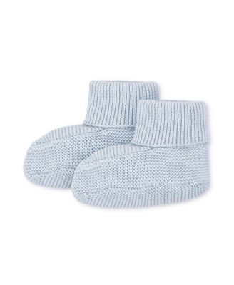 Baby Boys Organic Sweater Beanie and Bootie 2-Piece Set