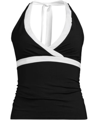 Women's V-Neck Halter Tankini Top