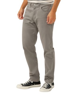 Men's Eddie Classic Athletic Fit Tapered Leg Essential Twill Pants