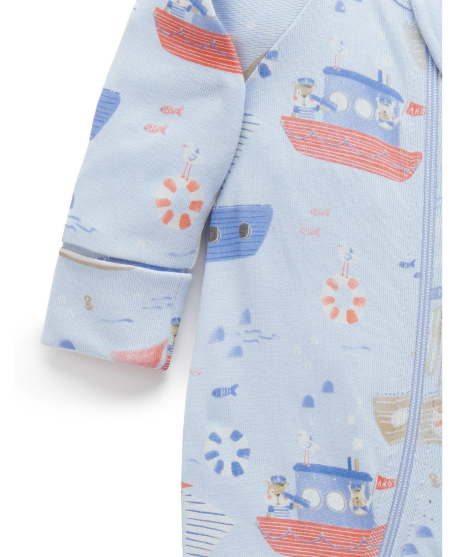 Baby Boys Zip Coverall