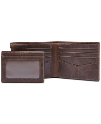 Men's Derrick 2 In1 Bifold Leather Wallet