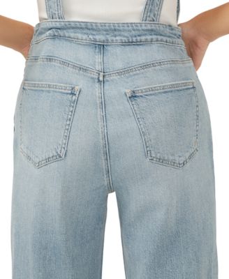 Women's Wide Leg Overall Jeans