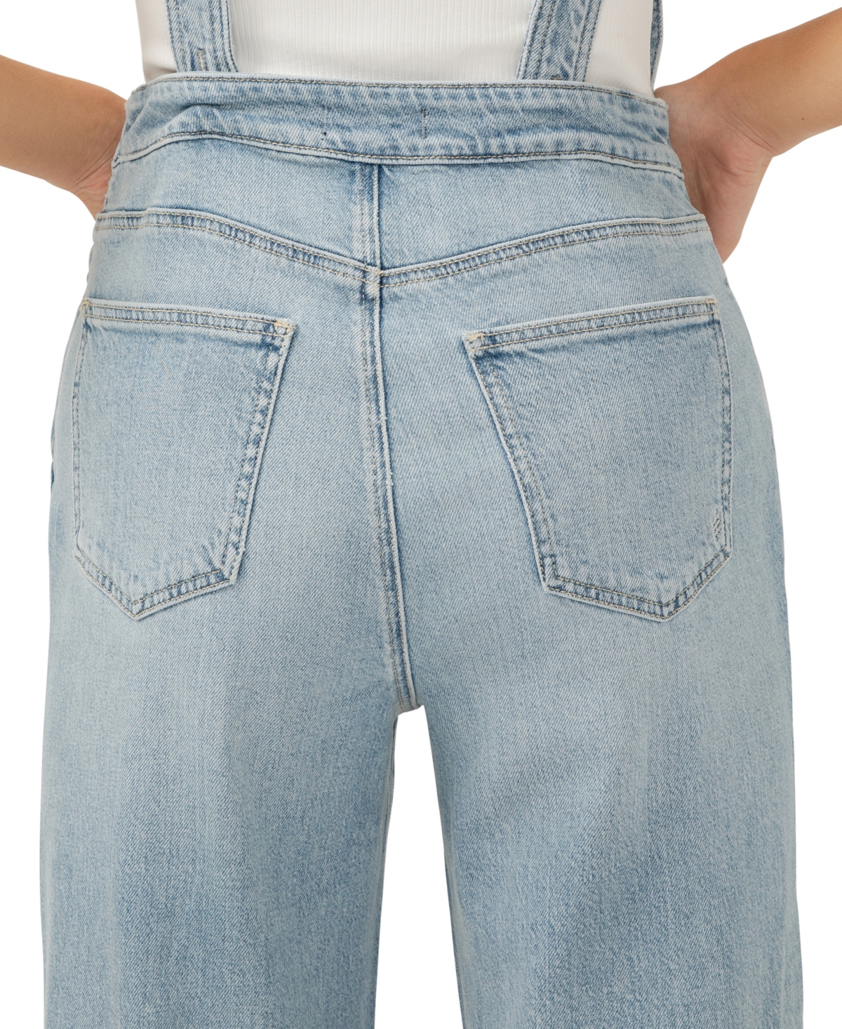 Silver Jeans Co. Women's Wide Leg Overall Jeans In Indigo