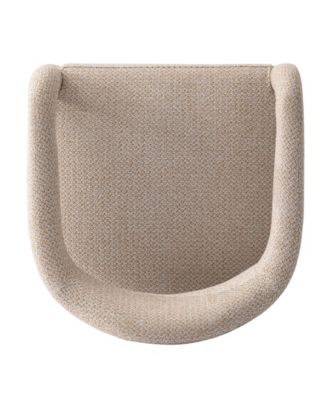 Aspen 23.2" Modern Tweed Upholstered Dining Armchair