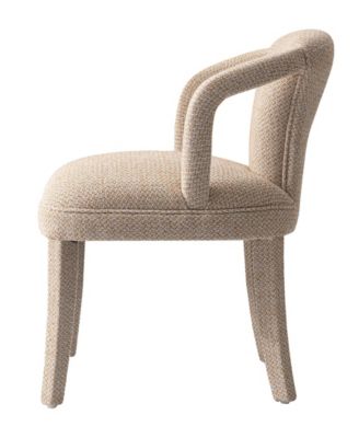 Palmer 22.8" Modern Tweed Upholstered Dining Armchair