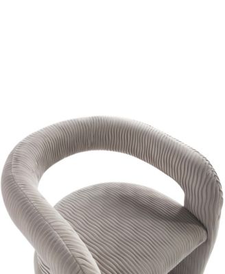 Corvette Modern Velvet Upholstered Accent Chair