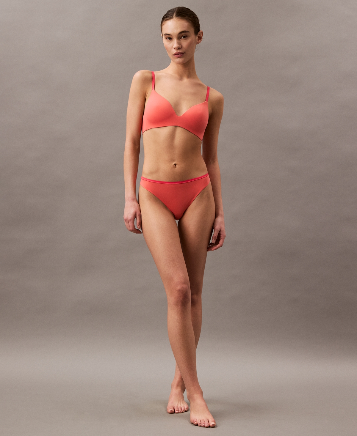 Shop Calvin Klein Women's Perfectly Fit Wireless T-shirt Bra Qf8013 In Exquisite Pink