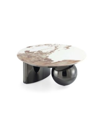 Laurel 31.49" Modern Sintered Stone Top Coffee Table