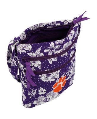 Clemson Tigers Rain Garden Triple-Zip Hipster Crossbody Bag