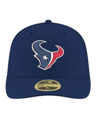 Men's Navy Houston Texans Omaha Low Profile 59FIFTY Fitted Hat