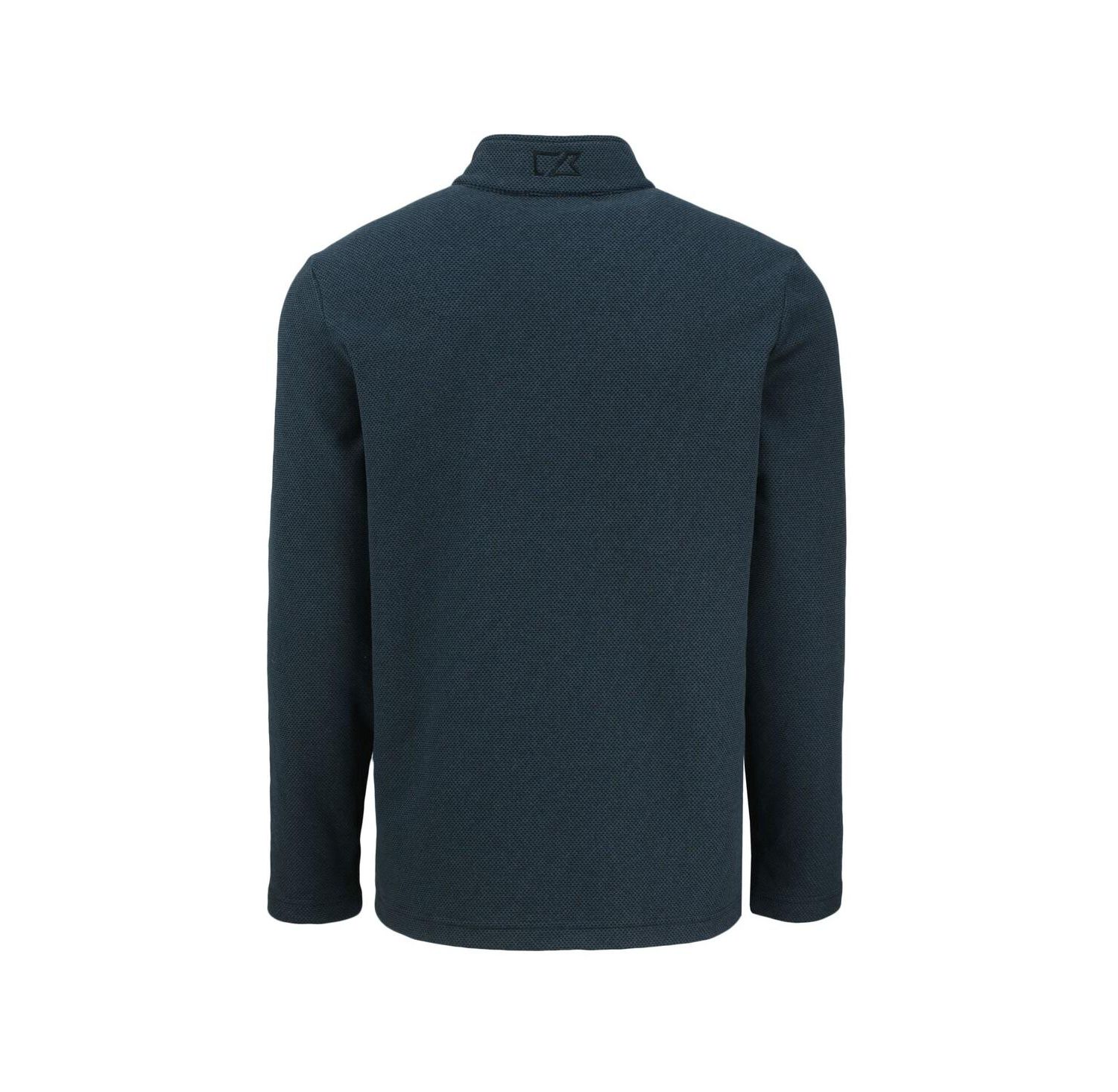 Men's Black Detroit Lions Hunts Point Eco Textured Fleece Half-Snap Sweatshirt