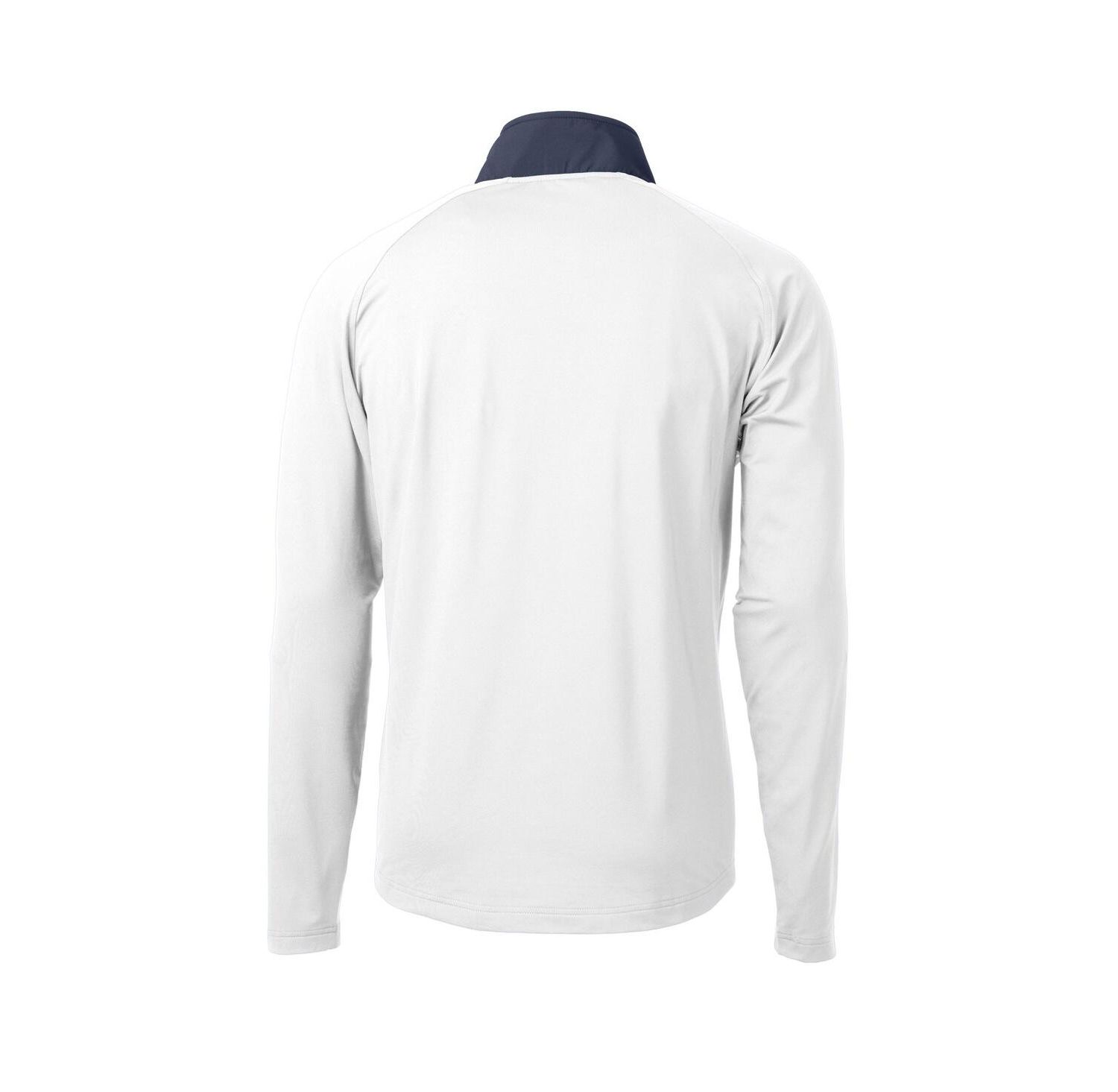 Men's White Notre Dame Fighting Irish Play Like A Champion Today Adapt Eco Knit Stretch Hybrid Quarter-Zip Pullover Top